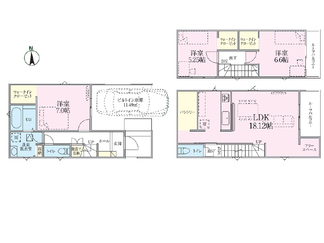 お花茶屋駅　徒歩15分　構造：木造土地面積:74.75平米　建物面積:104.43平米　