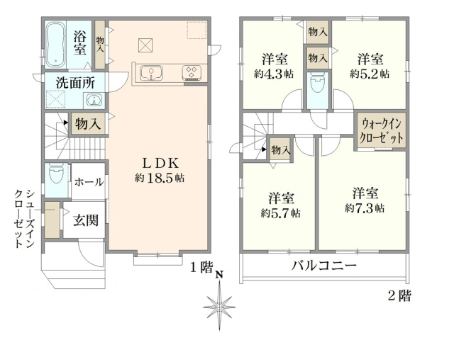 六町駅　徒歩21分　構造：木造土地面積:100.52平米　建物面積:95.84平米　
