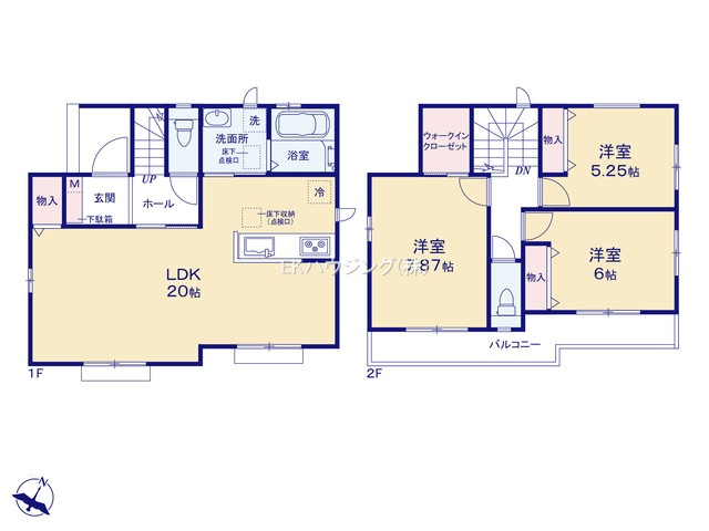 八潮駅　徒歩21分　構造：木造土地面積:105.73平米　建物面積:93.36平米　