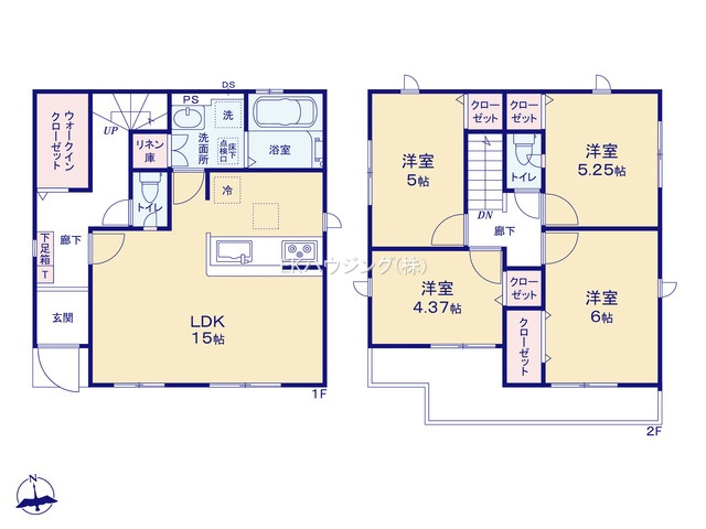 金町駅　徒歩22分　構造：木造土地面積:93.04平米　建物面積:89.01平米　
