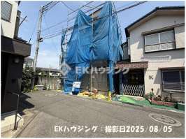 舎人駅　徒歩6分　構造：木造土地面積:60.27平米　建物面積:80.59平米　